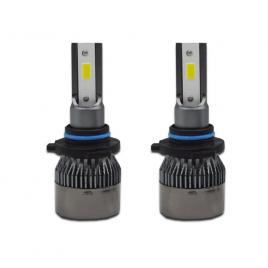 Set 2 becuri led auto r6, 80w, 4000lm, 6000k slot 9005