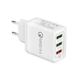 Adaptor universal priza cu 3 usb, qualcomm 3.0