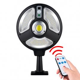 Lampa solara led smd 168a, senzor, telecomanda, 80w, ip65