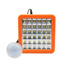 Proiector led cu bec, incarcare solara, 72 led, 100w