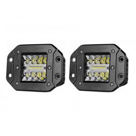 Set 2 proiectoare auto led incastrabile, 96w/set