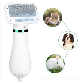 Perie cu uscator andowl m631, pentru animale, 2 in 1
