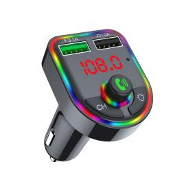 Modulator auto f6, bt, fm, handsfree, usb, led rgb