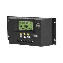 Controller tensiune pentru panou solar, 12/24v, 30a