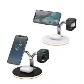 Incarcator wireless 3 in 1, 970,  telefon, ceas, casti