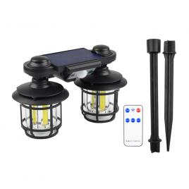 Felinar solar 192 led, jd2217, senzor, 30w, telecomanda, suport