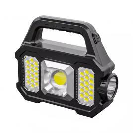 Lanterna multifunctionala d855, lumina laterala cob, usb