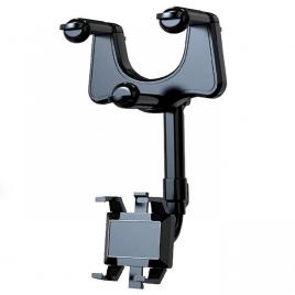 Suport auto telefon zj008, prindere oglinda, ajustabil, rotativ