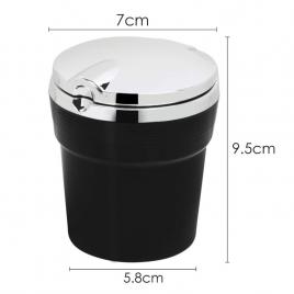 Scrumiera auto cu capac b232, led albastru, universala, 3 culori