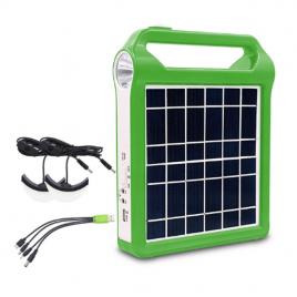 Sistem iluminare ep038a, 2 becuri, lanterna, usb