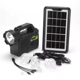 Sistem iluminare gdp30, 3 becuri, lanterna, 24w, usb