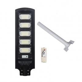 Lampa stradala, solara, cu telecomanda si suport prindere, 200w
