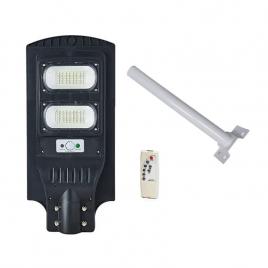 Lampa stradala, solara, cu telecomanda si suport prindere, 60w