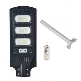 Lampa stradala, solara, cu telecomanda si suport prindere, 90w