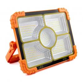 Proiector led cu incarcare solara, 5 celule, 261 led, 261w