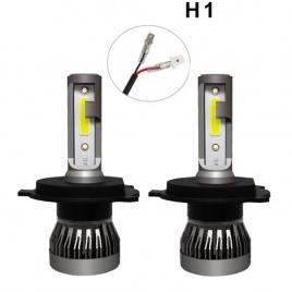 Set 2 becuri auto h1, 100w, 6000k, 11000 lumeni