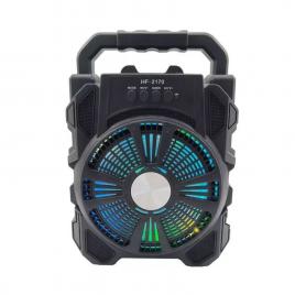 Boxa portabila hf2170, 15w pmpo, bt, lumini multicolor