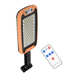 Lampa solara cu suport si telecomanda, 124 led, 20w