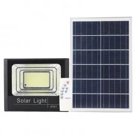 Proiector led cu panou solar, telecomanda, 400w