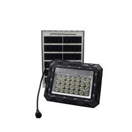 Set proiector led cu panou solar zs56012, telecomanda