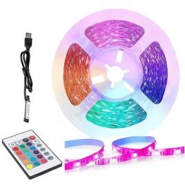 banda led dt30, telecomanda, led rgb, 3m