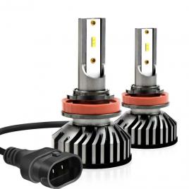 Set 2 becuri auto f2 cob h11/9005/9006, 100w