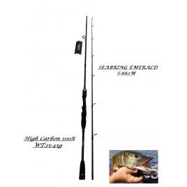 Lanseta spinning SEABRING EMERALD, S-662-ML , HIGH CARBON 100%, WT:15-45g, Lungime 2.10m