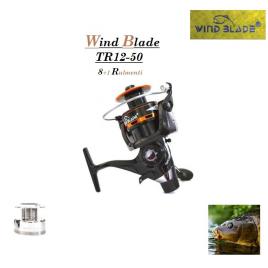 Mulineta TR12-50 9+1 Rulmenti, Baitrunner, Raport recuperare 4.7:1