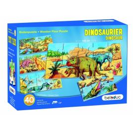 Puzzle de podea dino beleduc 40 piese