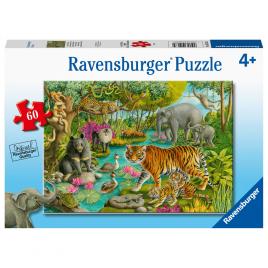 Puzzle padure in india 60 piese