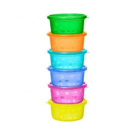 Set 6 boluri cu capac pentru alimente 0+ nip