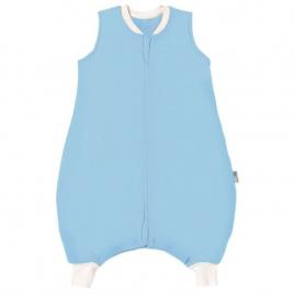 Sac de dormit cu picioruse plain blue 110 cm 2.5 tog