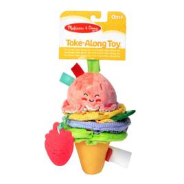 Jucarie de calatorie pentru bebe - inghetata la cornet