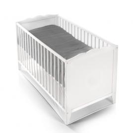 Plasa de insecte pentru patut copii si patut de calatorie, protectie tantari, 0+ luni, alba, reer bitesafe