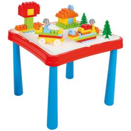 Set masuta cu scaune si cuburi pilsan master study table cu 121 piese