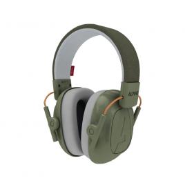 Casti antifonice pliabile pentru copii 5-16 ani, protectie auditiva, snr 25, alpine muffy kids green