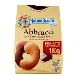 Biscuiti  cu cacao si smantana mulino bianco abbracci, gramaj maxi, 1kg