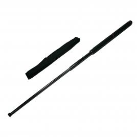 Baston telescopic cromatic, ideallstore®, 80 cm, negru, teaca inclusa