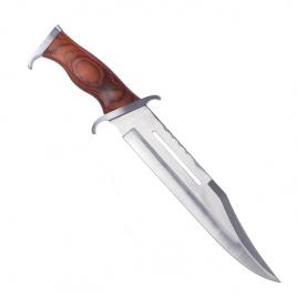 Cutit de vanatoare, rambo 3, ideallstore®, 42 cm, teaca inclusa