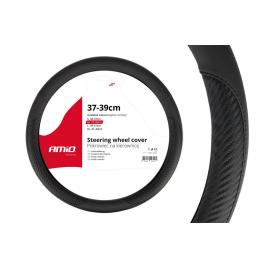 Husa volan negru + carbon swc-17-m (37-39cm)