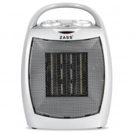 Aeroterma ceramica zass zcfh 02, putere 1500w, doua trepte de putere 750w/1500w, termostat reglabil, functie ventilatie, indicator luminos, element de incalzire ptc