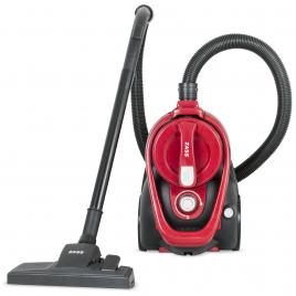 Aspirator cyclonic zass zvc 14, culoare visiniu/negru, 800w, putere la perie 200w, capacitate 2,3l, filtru hepa, clasa a