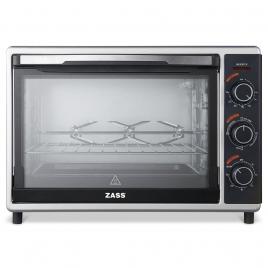Cuptor electric cu rotisor zass zeo 42 cr, capacitate 42l, 1800w, temporizator, termostat