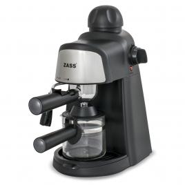 Espressor manual zass zem 05, 800w, dispozitiv cappuccino, negru