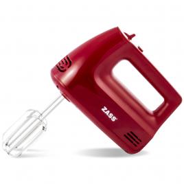 Mixer de mana zass zhm 10 rl red line, 300w, 5 trepte de viteza, functie turbo, 2 teluri pentru amestec + 2 teluri pentru malaxare
