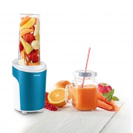 Nutriblender juicer trisa power smoothie 6930.12, cutit cu 4 lame, 21.000rot/min, albastru