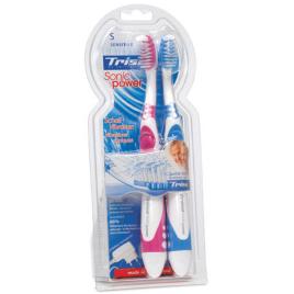 Periuta de dinti electrica trisa sonic power sensitive soft duo, 26000 vibratii/min, autonomie 14 zile