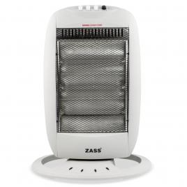 Radiator cu halogen zass hs 01, 1200 w, 3 trepte de putere, protectie in caz de rasturnare