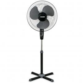 Ventilator cu picior zass zf 1604, 41cm diametru, 45 w, motor silentios si puternic, culoare negru