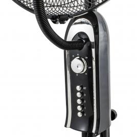 Ventilator cu pulverizare apa zass zmf 01 black cu pulverizare super fina 320 ml/h, putere 75w, 3,2l capacitate rezervor, 3 trepte
